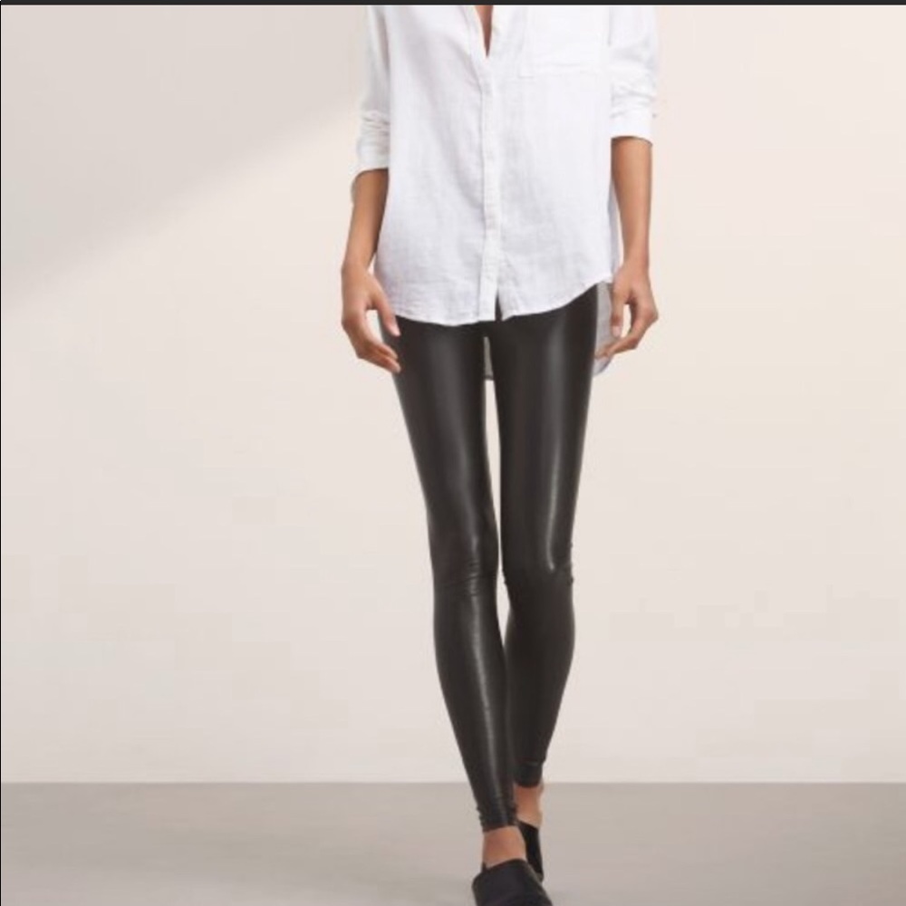 Aritzia Wilfred Free Daria Leather Leggings